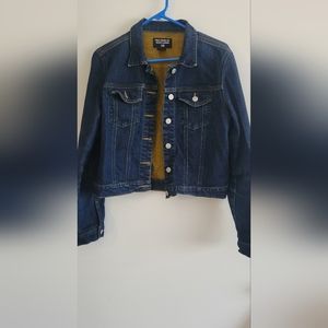 Denim cropped jacket